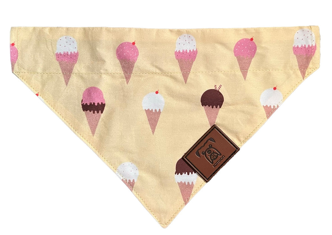 Ice cream dog bandana