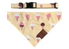 Load image into Gallery viewer, The Ice Cream Dog Bandana Collar
